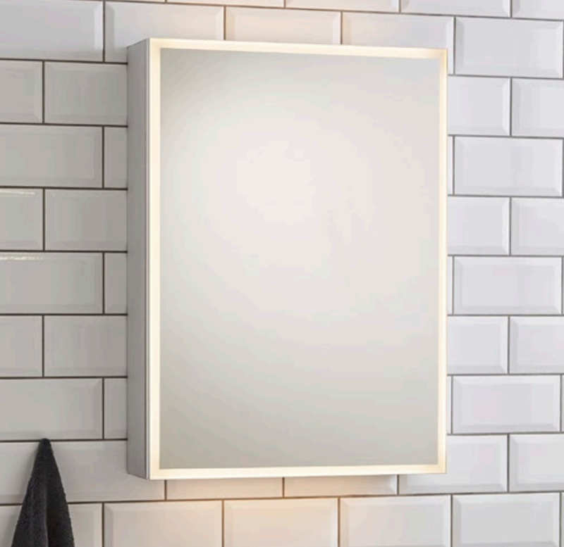 Kartell K-VIT Echo 500x700mm Mirror Cabinet- Chrome (MIR107)