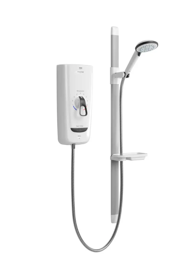 Mira Advance ATL Flex 8.7KW White/Chrome Electric Shower (1.1785.003) Pack of 10 Trade Bundle