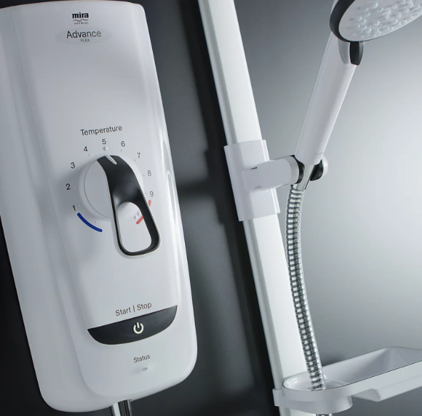 Mira Advance ATL Flex 8.7KW White/Chrome Electric Shower (1.1785.003) Pack of 10 Trade Bundle