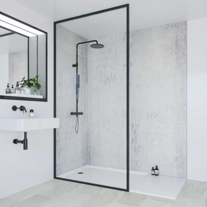 Multipanel Contemporary Arctic Stone Bathroom Wall Panel – Textured Matt, photo 6