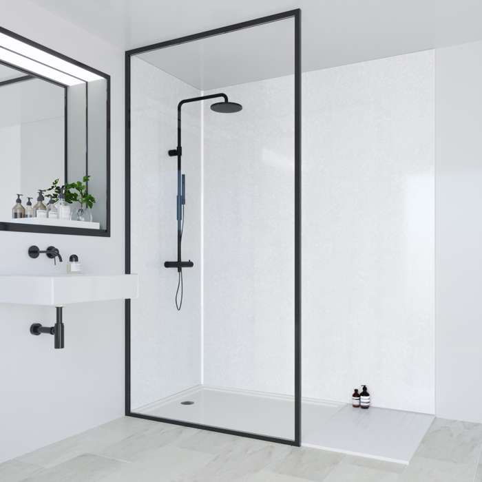 Multipanel Classic Frost White Bathroom Wall Panel