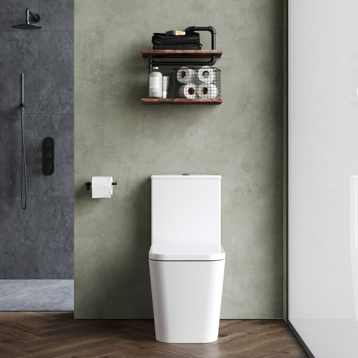 Nuie Orlen Close Coupled Toilet – White