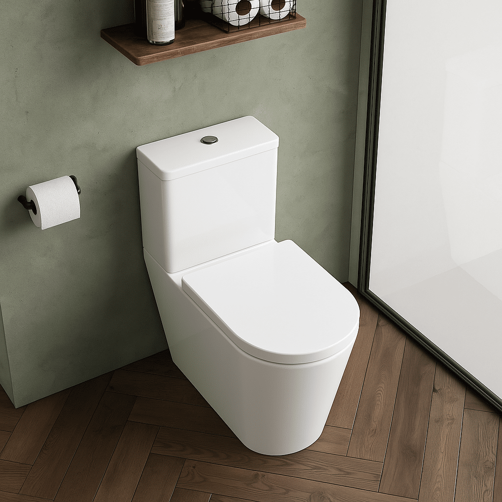 Nuie Orlen Close Coupled Toilet – White, photo 4