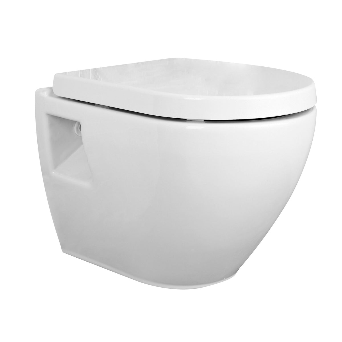 Nuie Provost Wall Hung Pan – White, photo 2