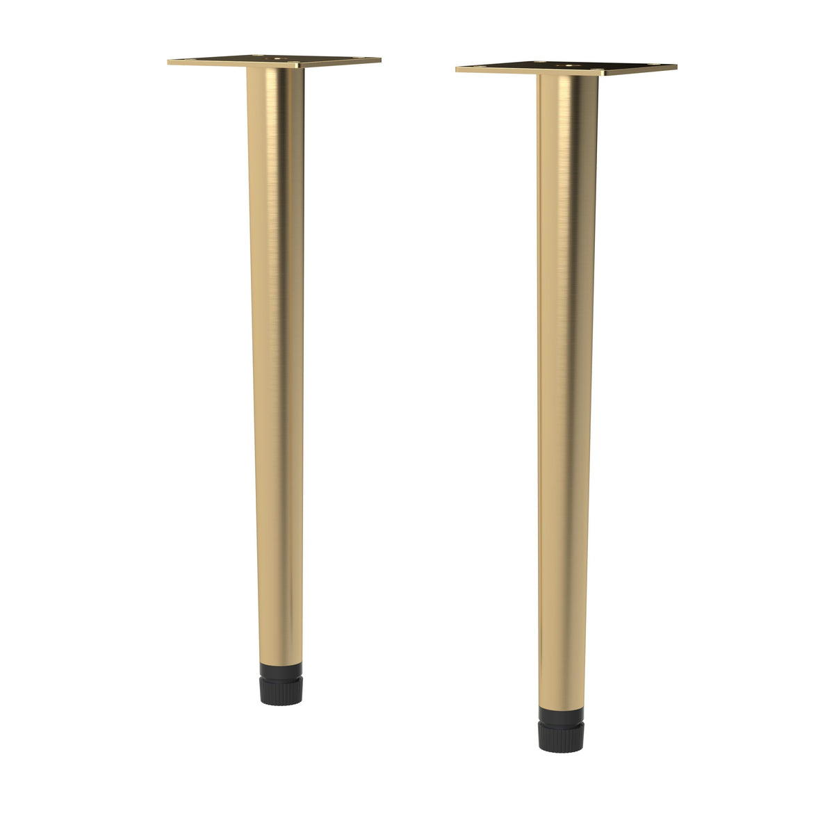 Nuie Wall Hung Vanity Decorative Legset – Chrome or Brushed Brass, photo 3