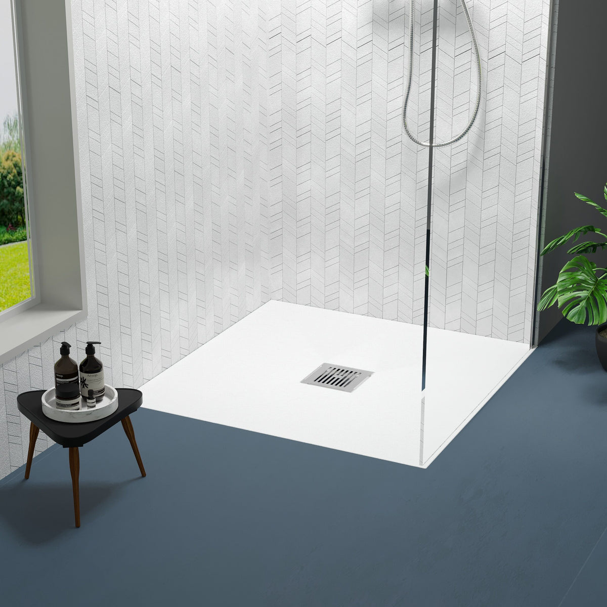Nuie Slimline Square Shower Tray – 800 x 800mm & 900 x 900mm