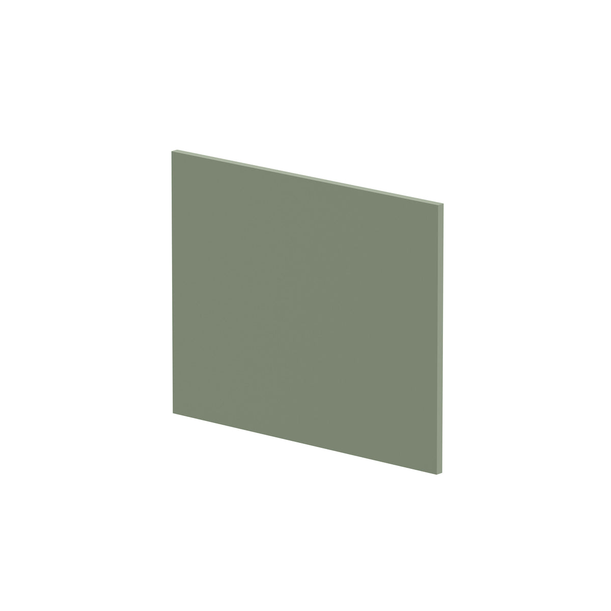 Nuie 700mm L-Shape Square MDF Matt Shower Bath End Panel – Satin Green