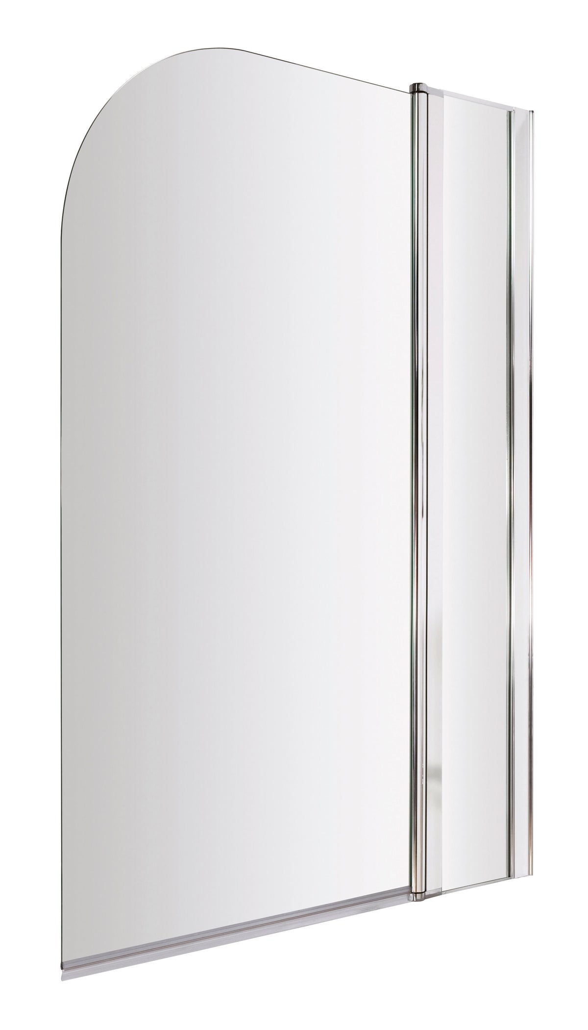 Nuie 1000mm Bath Screen With Fixed Panel – Chrome, photo 2