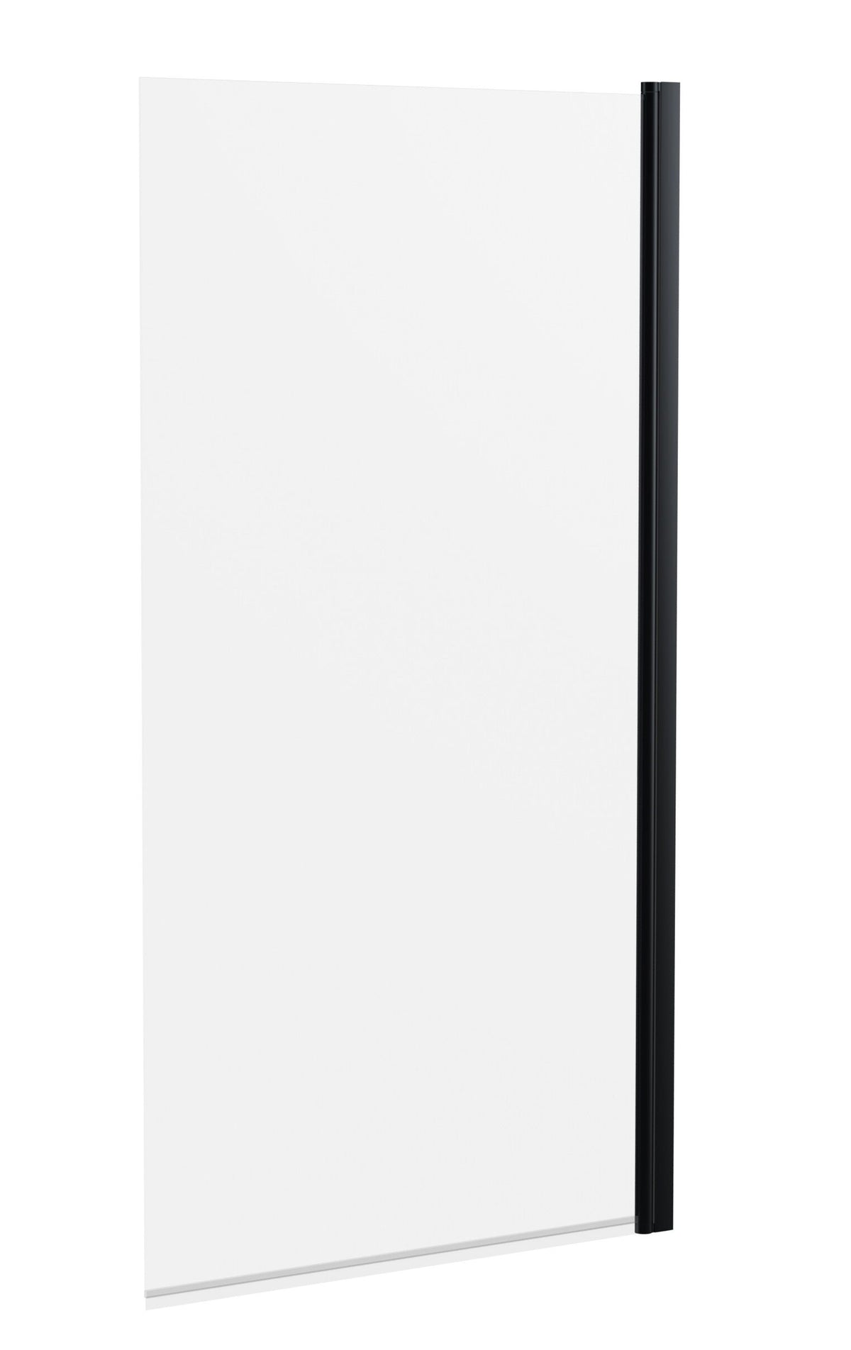 Nuie Square Bath Screen – Matt Black, photo 2