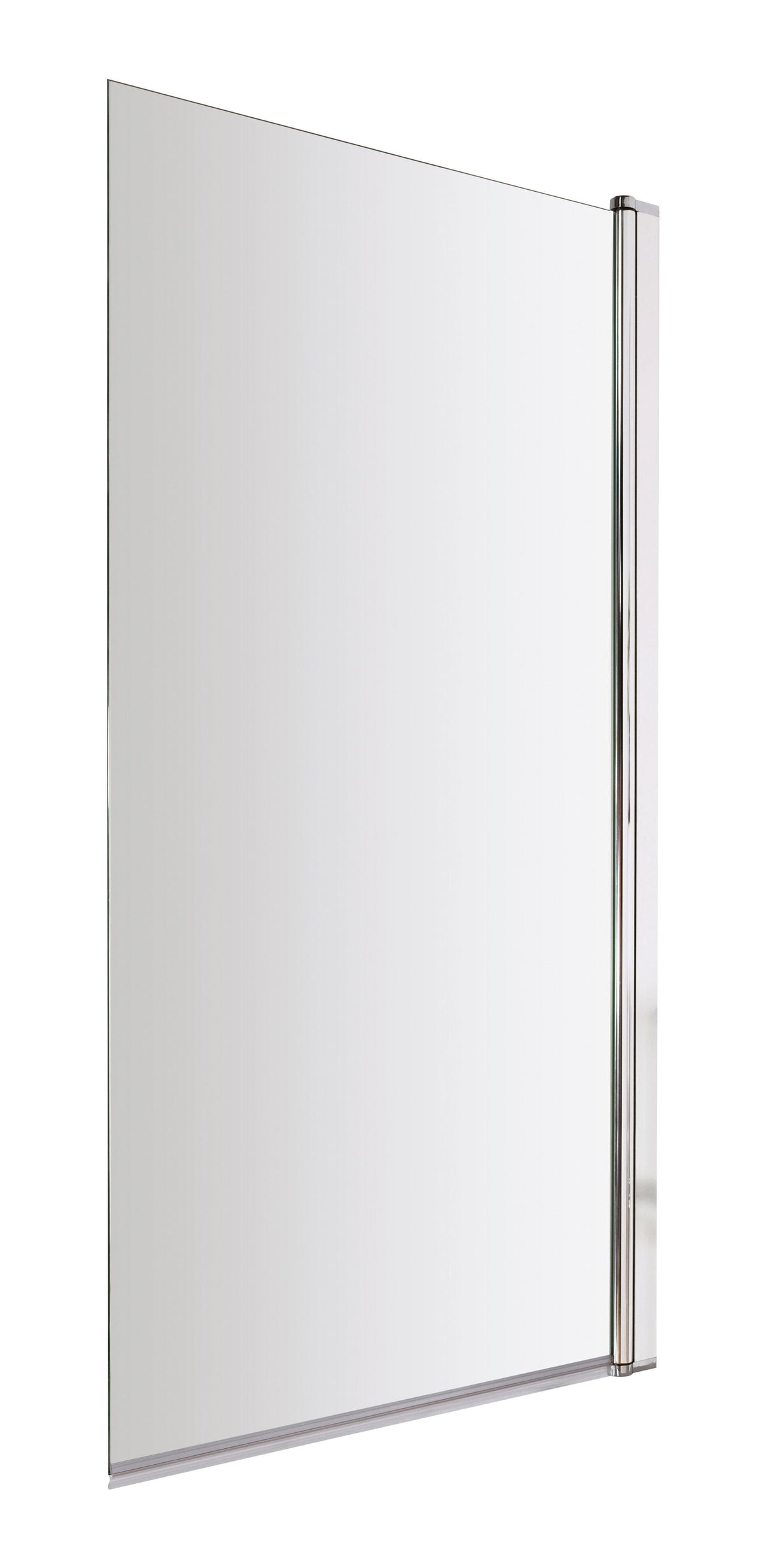 Nuie 800mm Bath Screen – 1430mm High – Chrome or Brushed Brass, photo 2