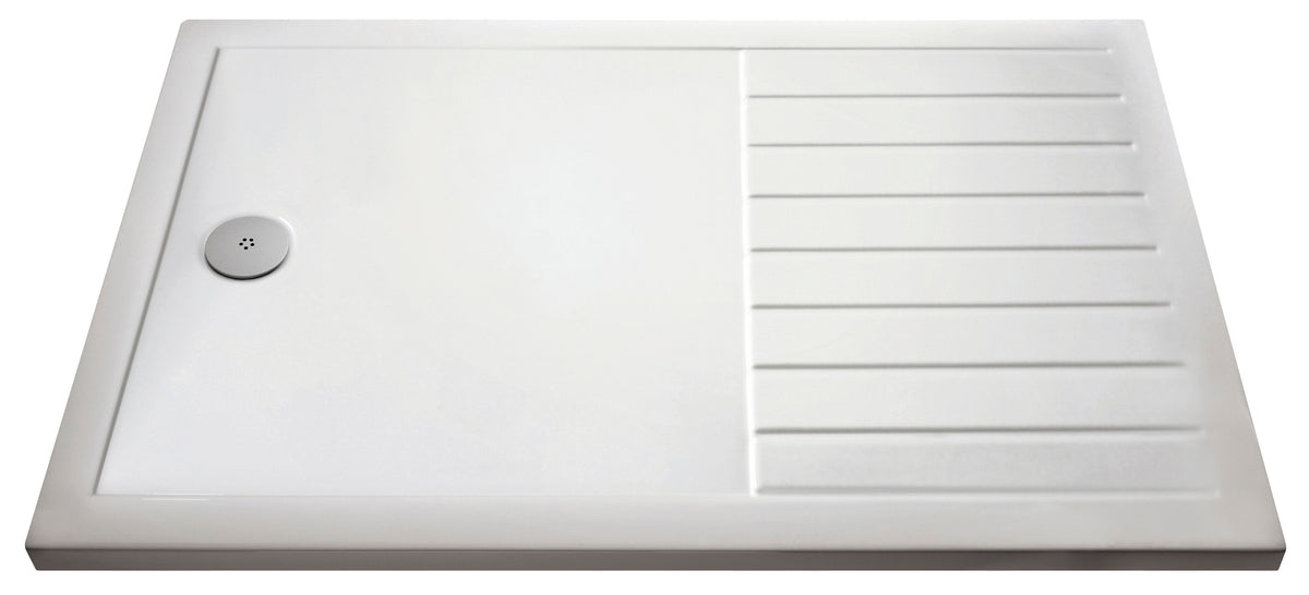 Nuie Slimline Rectangular Walk In Shower Tray – 1400 x 800mm, 1400 x 900mm, 1600 x 800mm, 1700 x 700mm & 1700 x 800mm, photo 2
