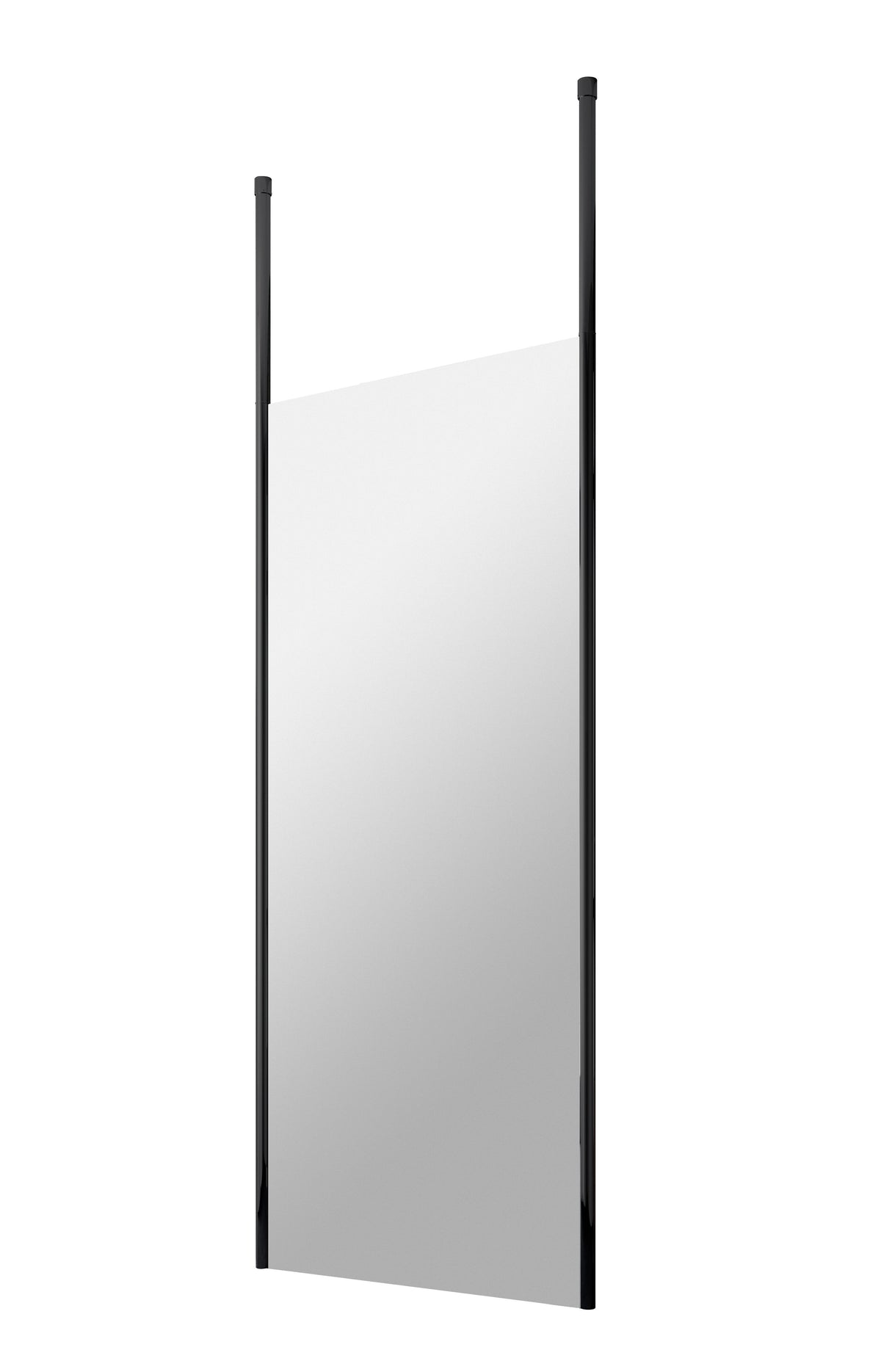 Nuie Framed Wetroom Screen With Ceiling Poles – 700mm, 760mm, 800mm, 900mm, 1000mm, 1100mm, 1200mm & 1400mm