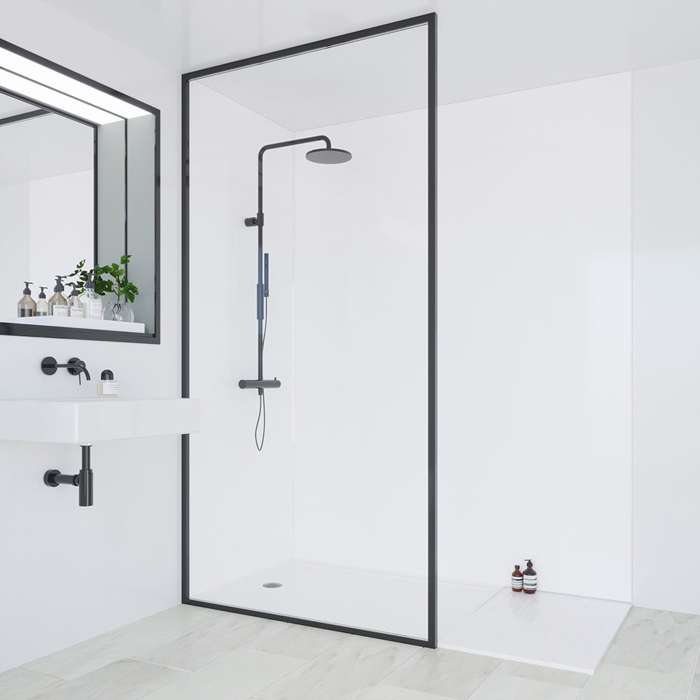 Multipanel Classic Natural White Bathroom Wall Panel