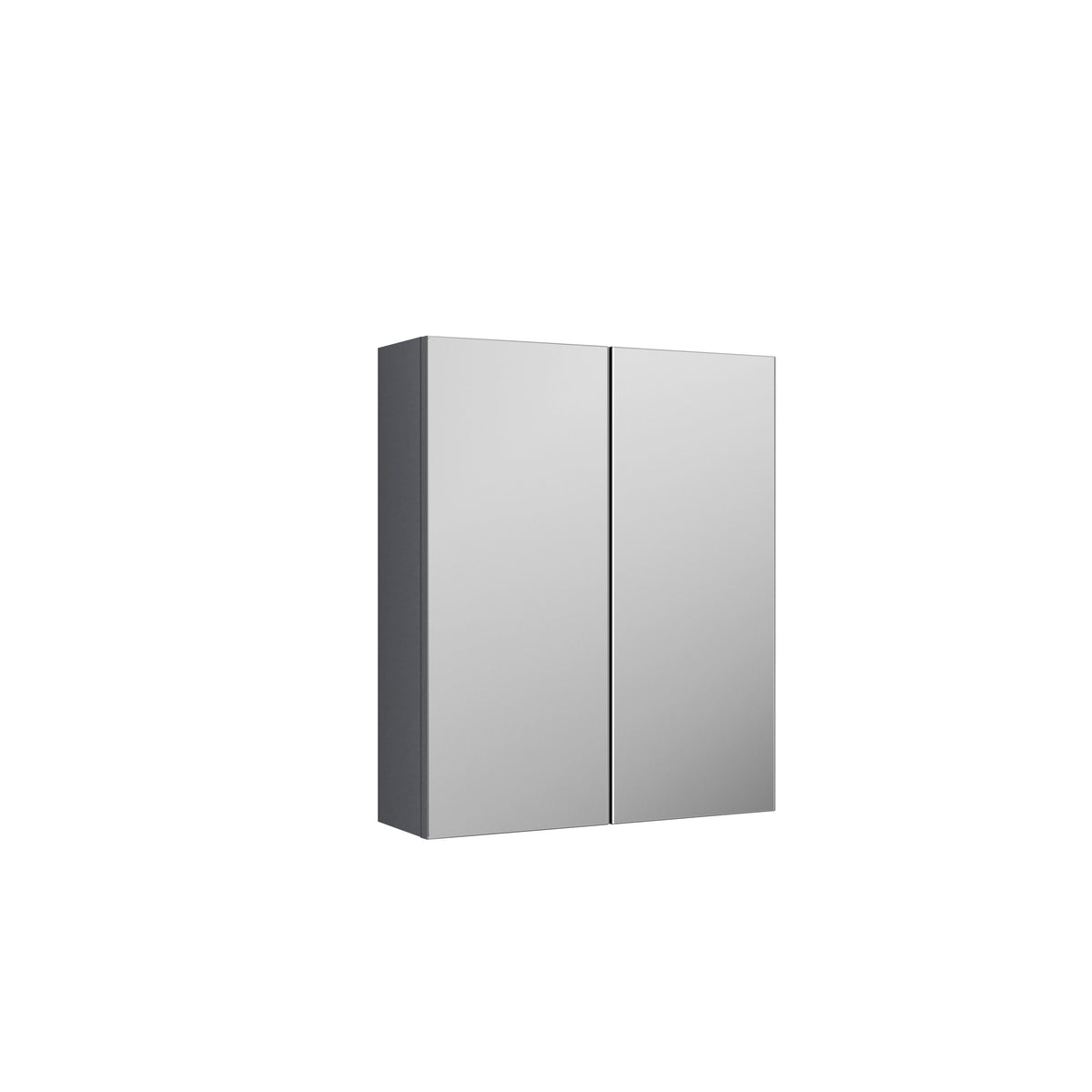 Nuie Parade 600mm 2 Door Wall Hung Mirror Cabinet (50/50), photo 2