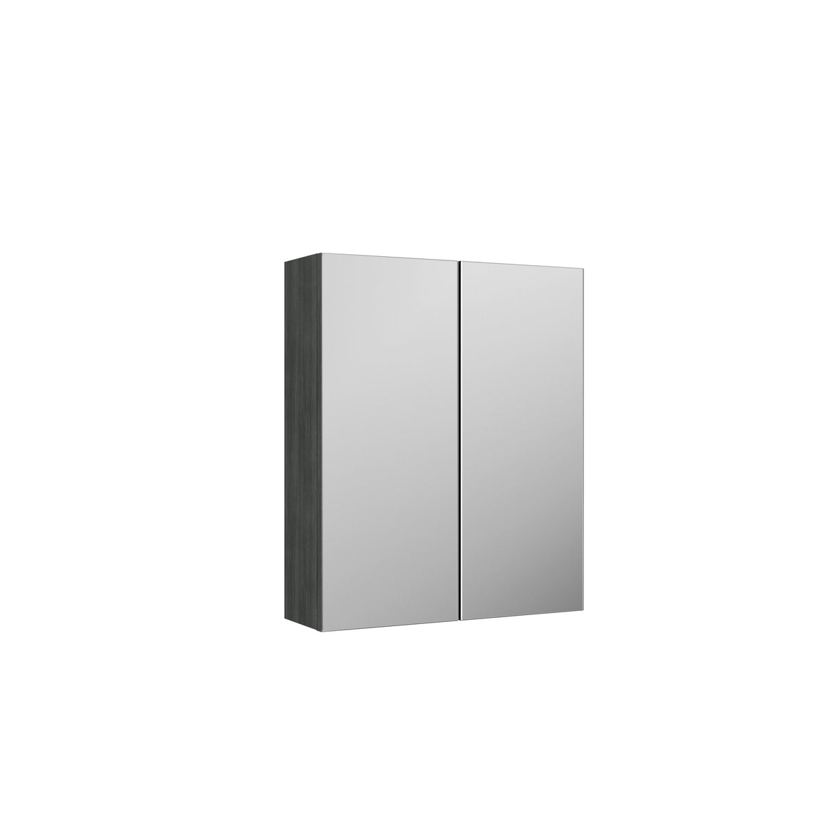 Nuie Arno 600mm 2 Door Wall Hung Mirror Cabinet (50/50), photo 4