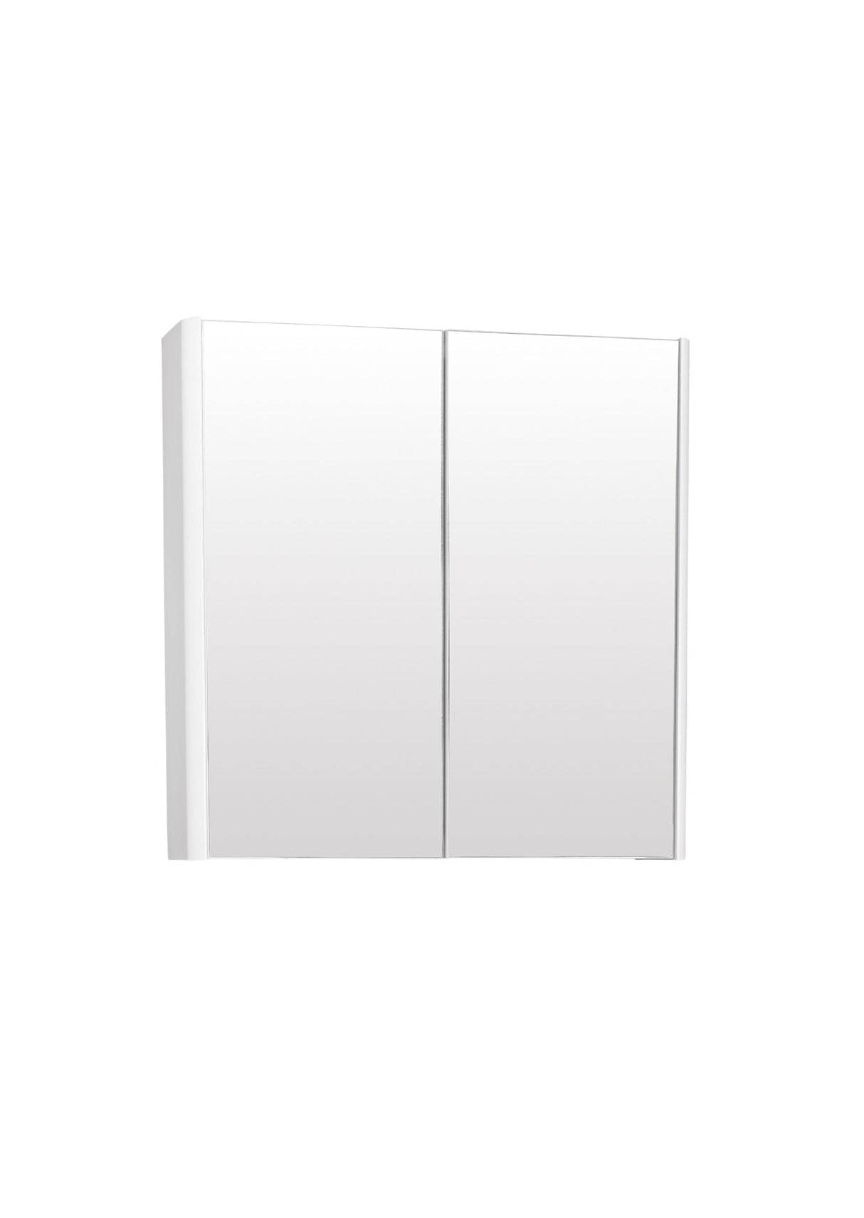 Kartell K-VIT Options 24 600mm Mirror Cabinet – White Gloss & Matt Cool Grey (OPT600MIR-WT) (OPT600MIR-CG)