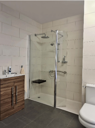 AKW Opulence 300mm Hinged Glass Flipper Panel Non Handed (09FH-300FP)