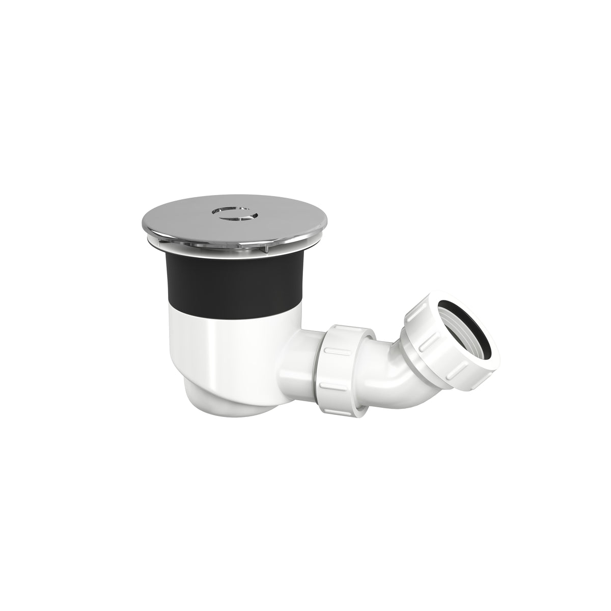 Nuie Top Fix Fast Flow Shower Tray Waste – Chrome, photo 4