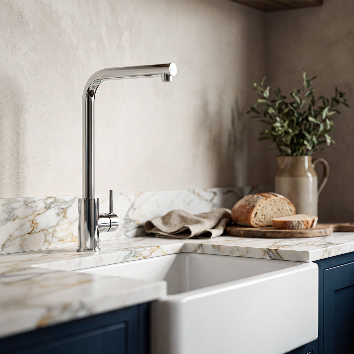 Nuie Top Fix L-Neck Kitchen Tap