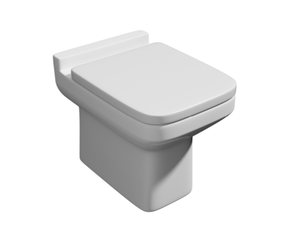 Kartell K-VIT Trim Back to Wall Pan- White Gloss (POT473TR)
