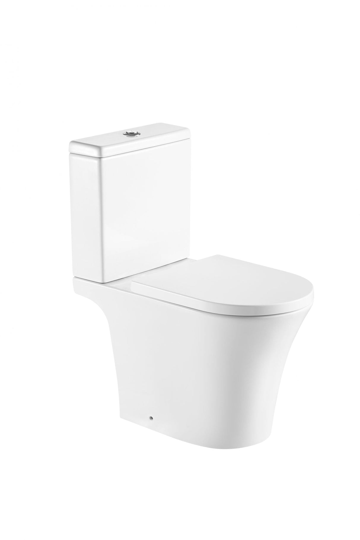 Kartell K-VIT Kameo Close Coupled Rimless Pan (Cistern & Seat Options)-White Gloss (POT530KA)