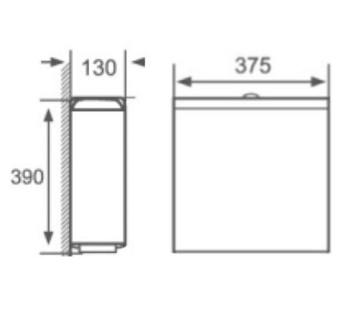 Kartell K-VIT Kameo Short Projection Rimless Pan (Cistern & Seat Options)- White Gloss (POT538KA)