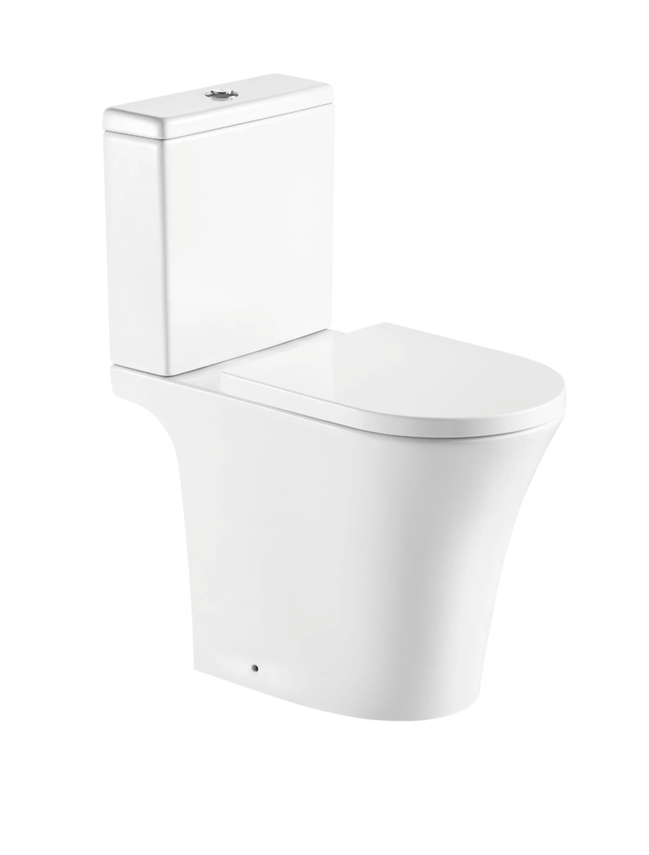 Kartell K-VIT Kameo Comfort Height Close Coupled WC Pan - White Gloss (POT535KA)
