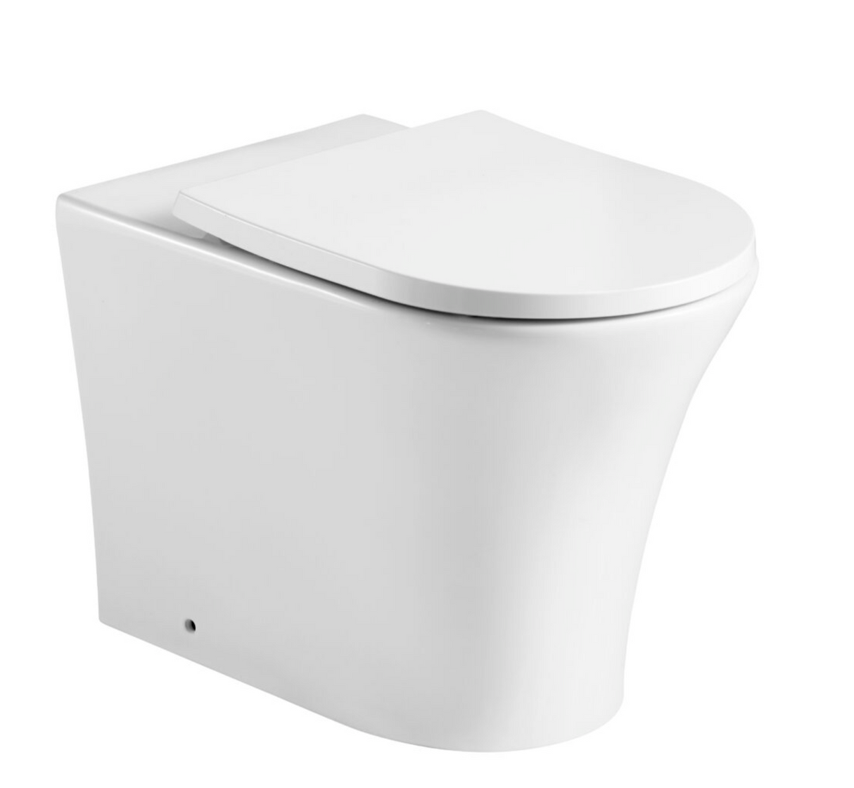 Kartell K-VIT Kameo Rimless Back to Wall WC Pan (Cistern & Seat Options) -White Gloss (POT537KA)