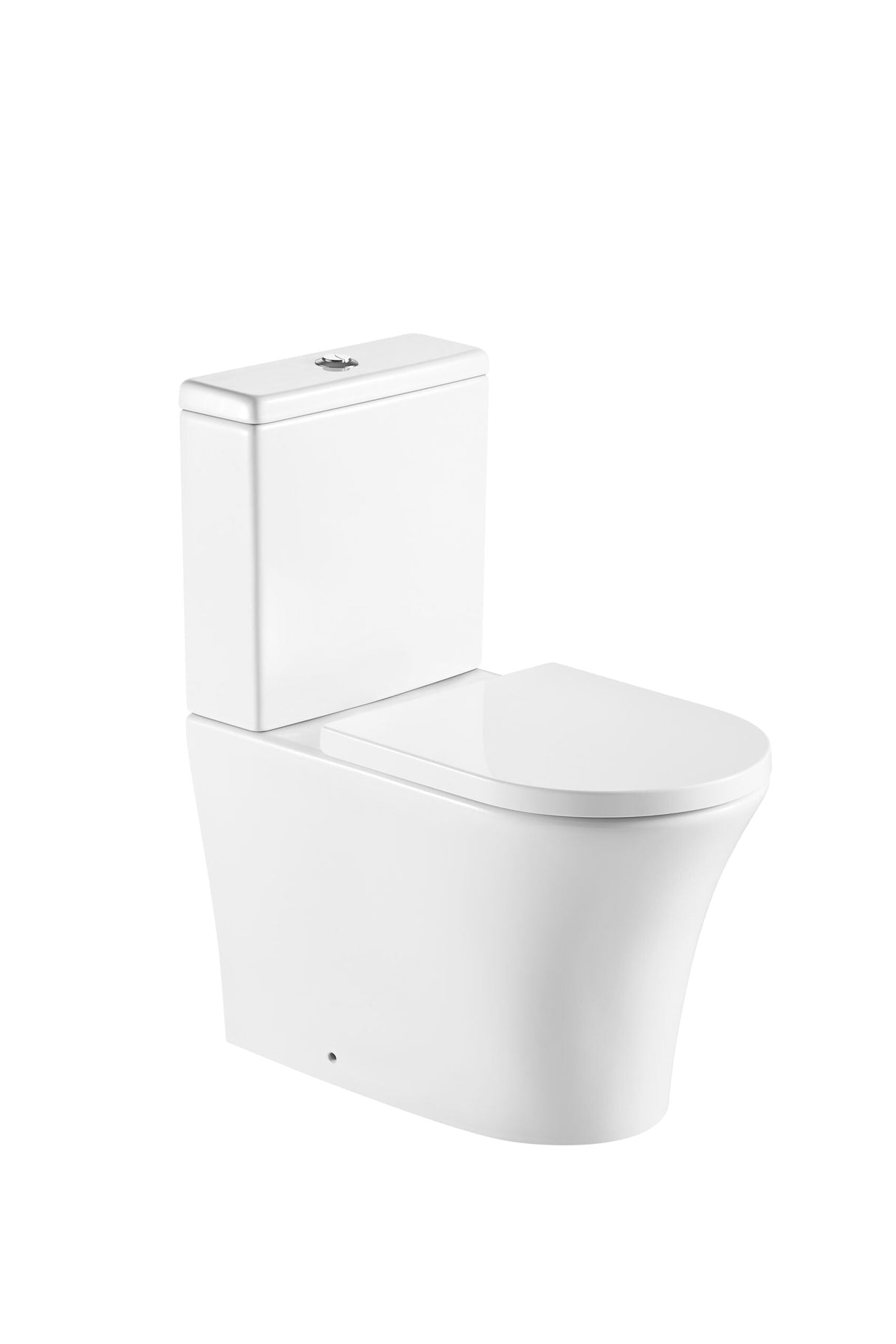 Kartell K-VIT Kameo Close Coupled Close To Wall Pan (Cistern & Seat Options)- White Gloss (POT541KA)
