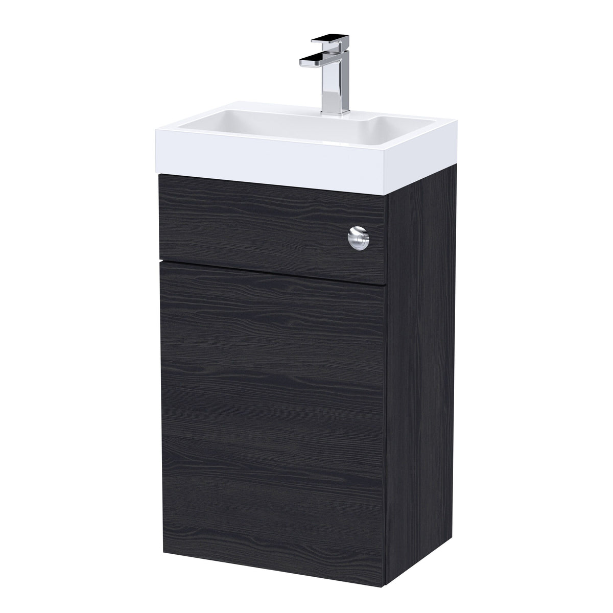 Nuie Athena 2 In 1 500mm Vanity & WC Unit With Basin & Concealed Cistern, photo 4