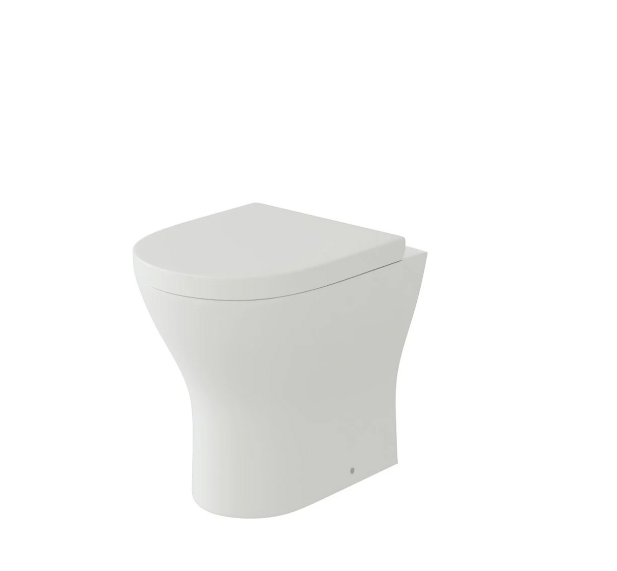 Kartell K-VIT Primo Round Rimless Back To Wall Pan and Soft Close Seat- White Gloss (PRI-BTW-RO-PRI-SEAT-RO)