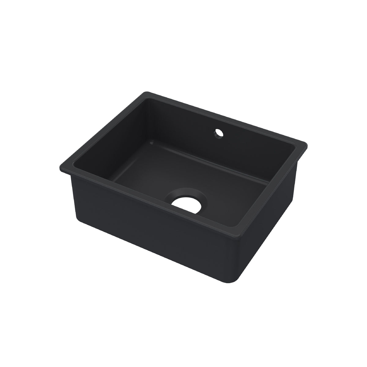 Nuie Fireclay Single Bowl Rectangular Inset Sink With Central Waste And Overflow – 548 x 442mm, 711 x 482mm & 762 x 457mm, photo 3
