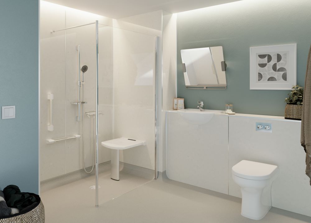 AKW Marlbrook Square Edge Bathroom Wall Panels 12mm – Choice of Size & Colour, photo 2