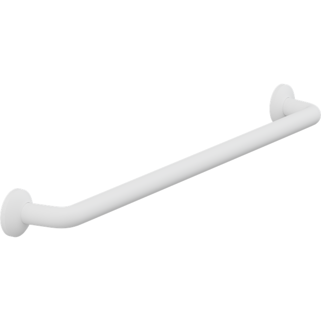 Pressalit PLUS straight handrail – 800 mm, White