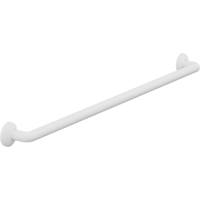 Pressalit PLUS straight handrail – 1000 mm, White