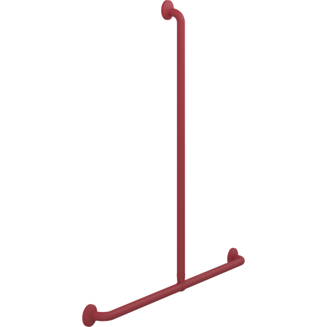 Pressalit PLUS handrail & shower rail combination – Red