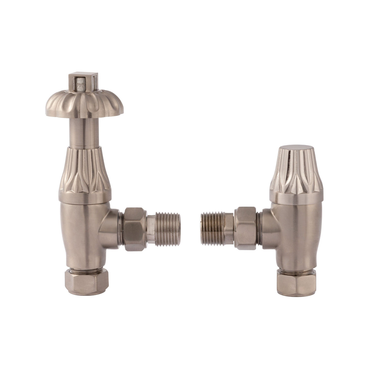 Nuie Thermostatic Radiator Valve Pack – Antique Brass, Chrome or Satin Nickel, photo 3
