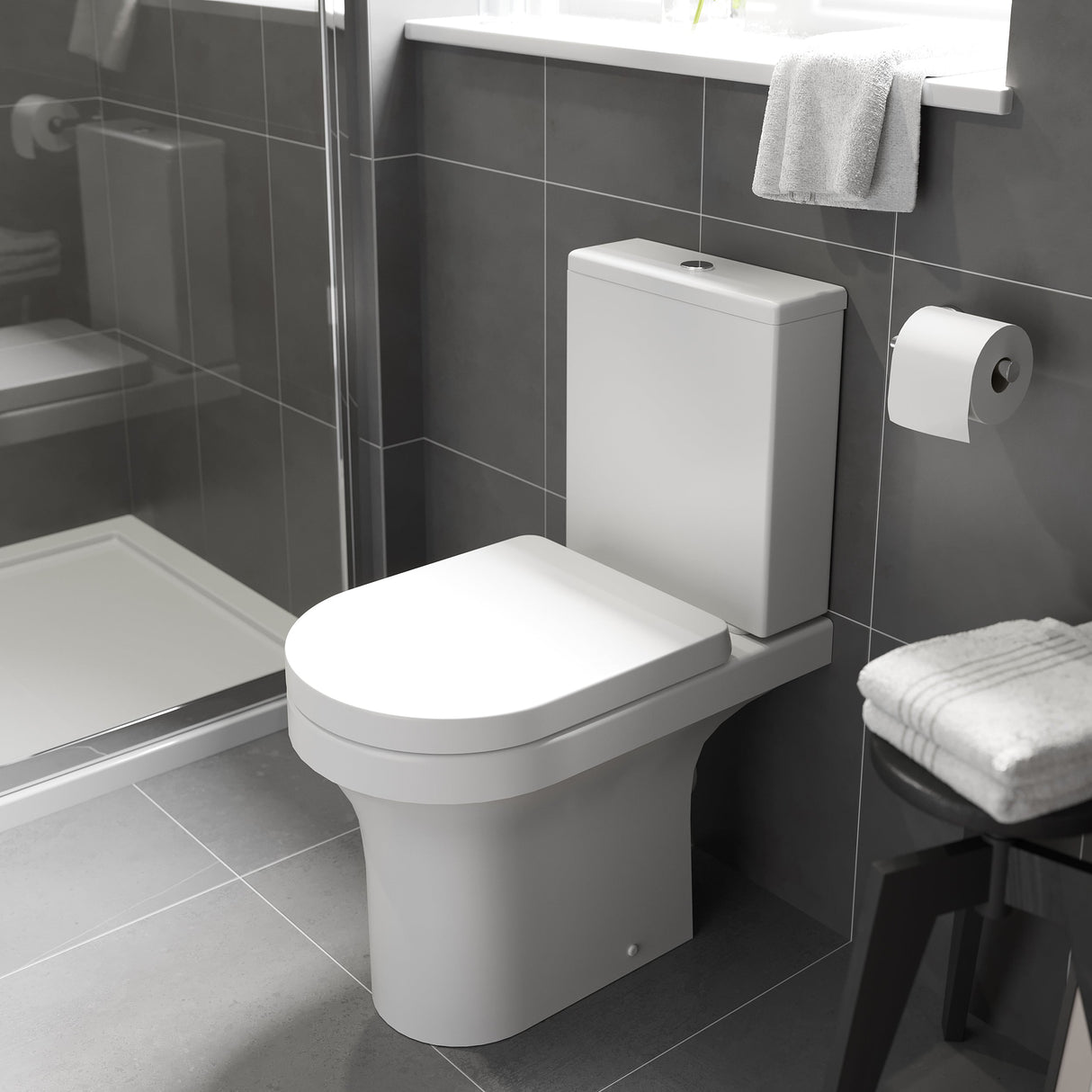 Kartell K-VIT Standard D Wrapover Seat- White Gloss (SEA101D)