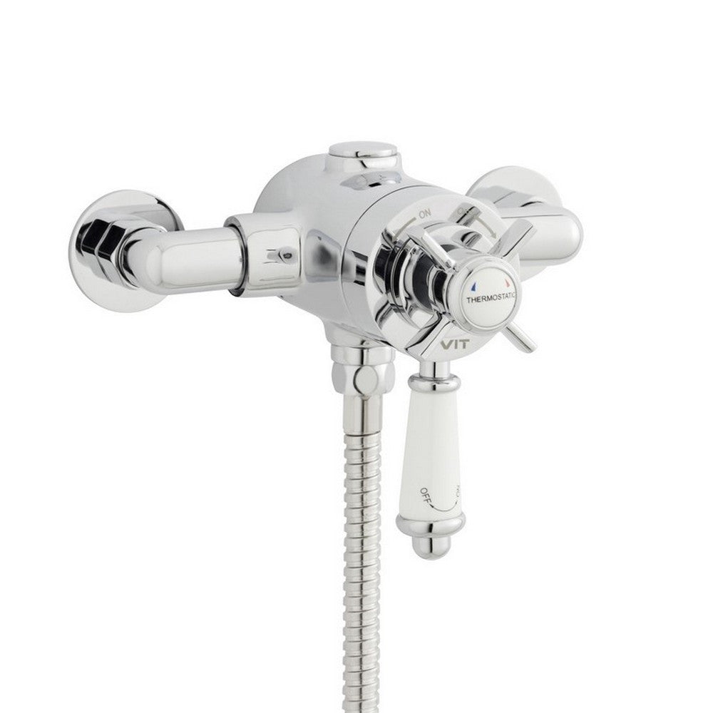 Kartell K-VIT Klassique Exposed Thermostatic Shower Valve Chrome (SHO044KL)