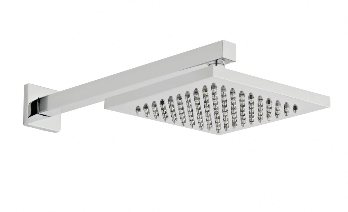 Kartell K-VIT Cube Fixed Shower Head and Arm-Chrome (SHO073CU)