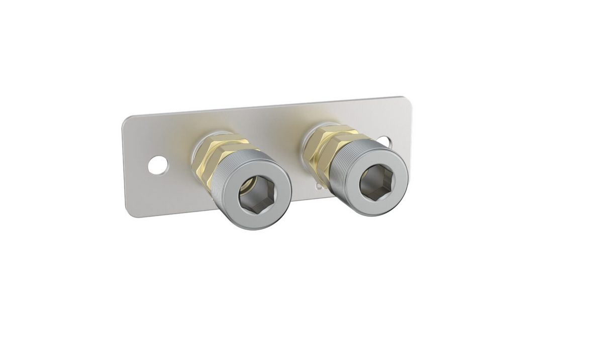 Kartell K-VIT Concealed Douche Plate - Chrome (SHO105CP)