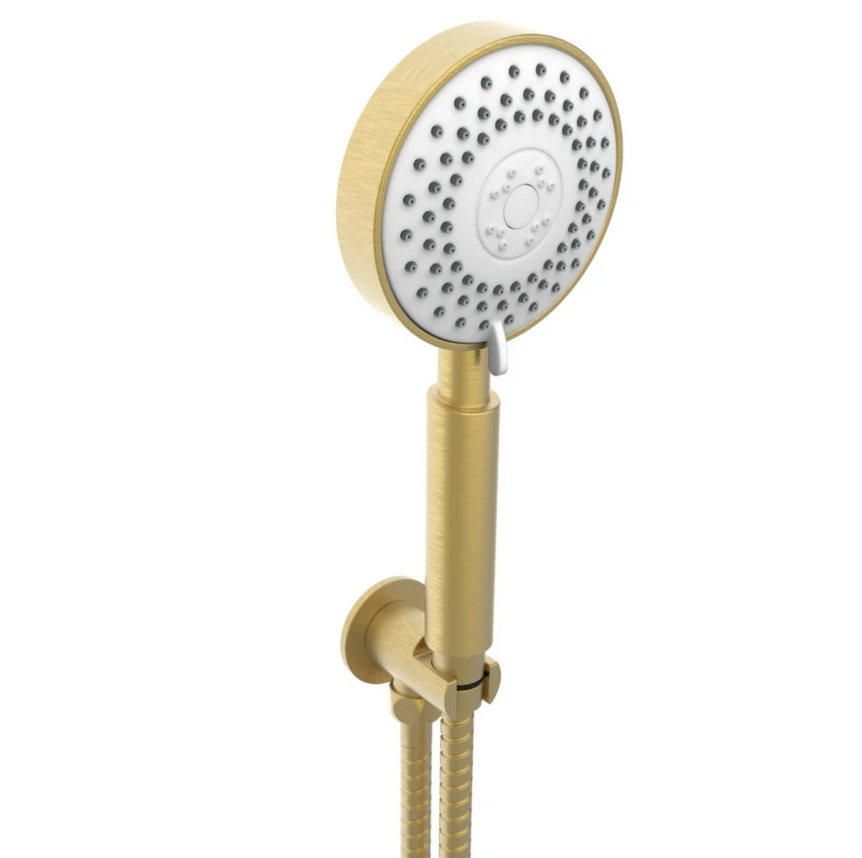 Kartell K-VIT Ottone Option 5 Thermostatic Concealed Shower with Separate Handshower & Fixed Overhead Drencher- Gold (SHO142OT-SHO143OT-SHO146OT)