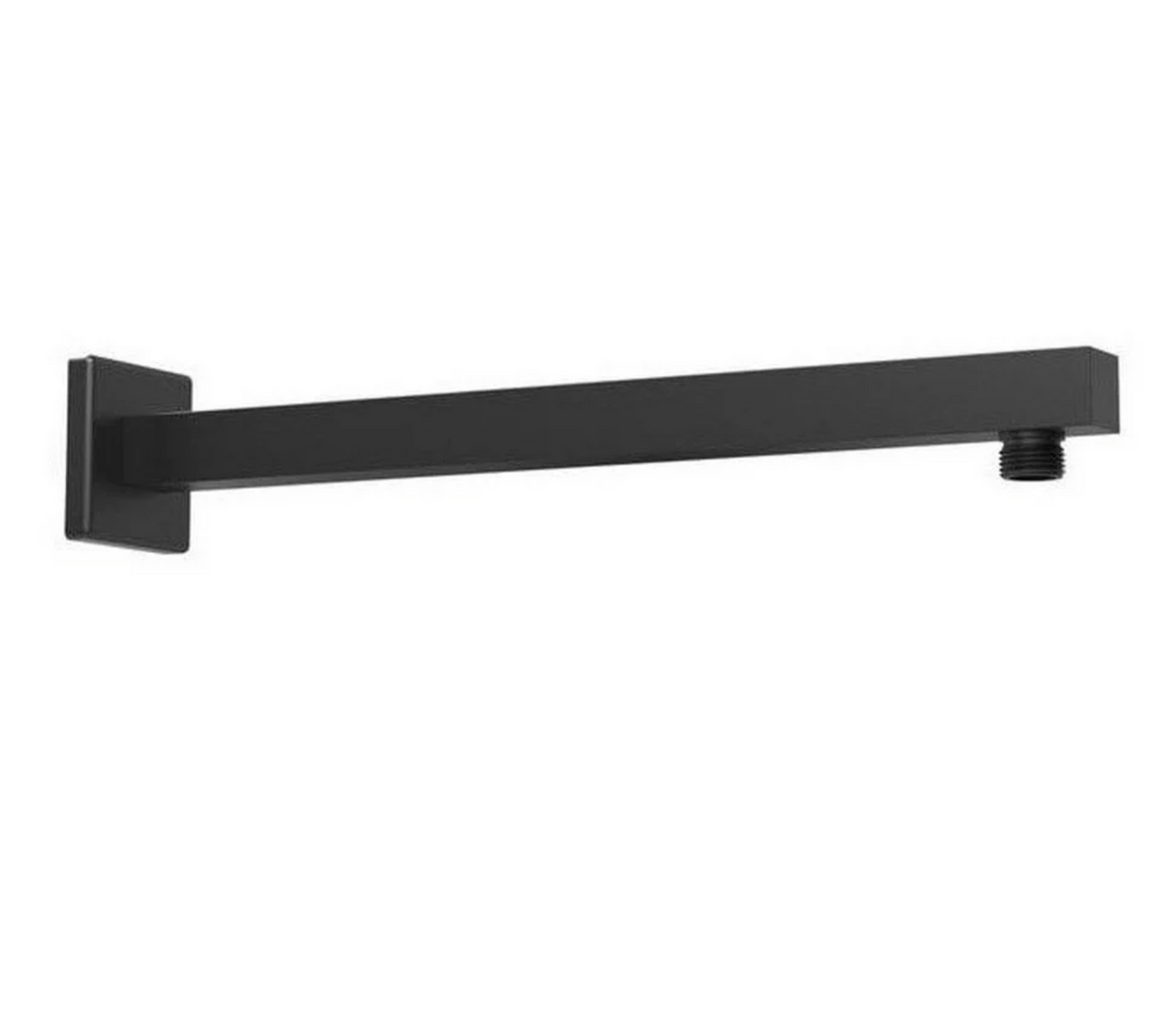Kartell K-VIT Nero Square Wall Mounted Shower Arm- Matt Black (SHO155NS)