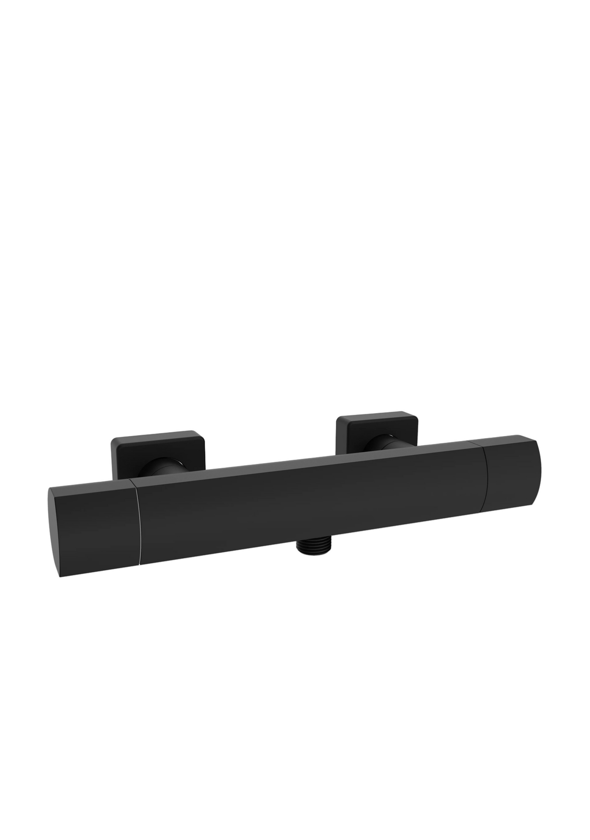 Kartell K-VIT Kolt Option 2 Thermostatic Bar Shower with Adjustable Slide Rail Kit – Matt Black (SHO311KBL-SHO312KBL)