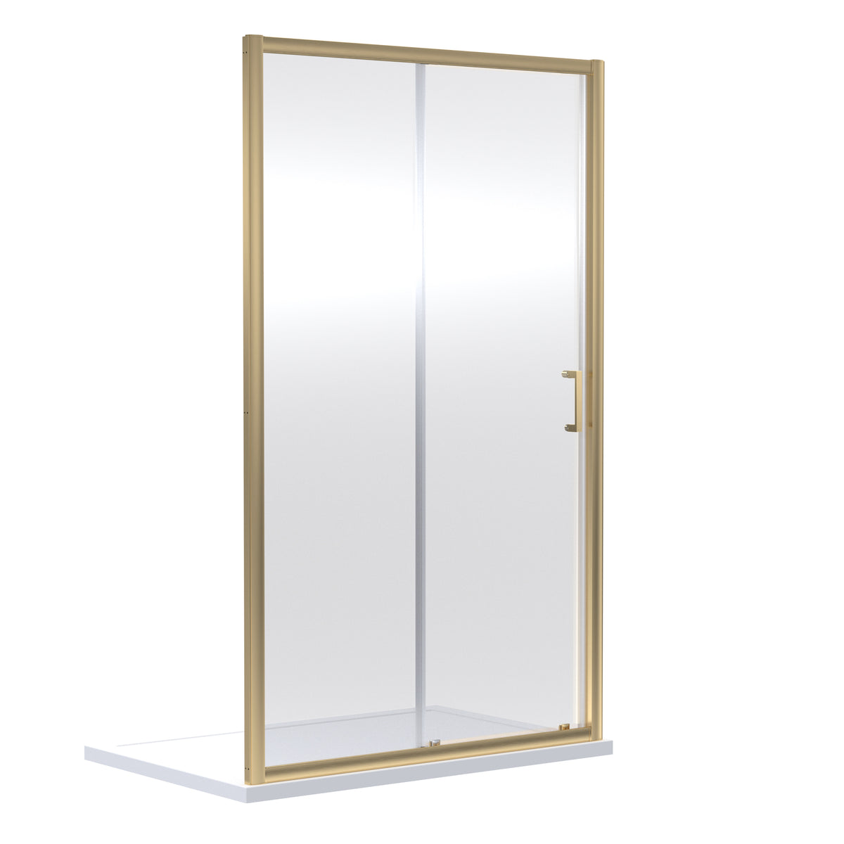 Nuie Rene 1200mm Sliding Door – Brushed Brass