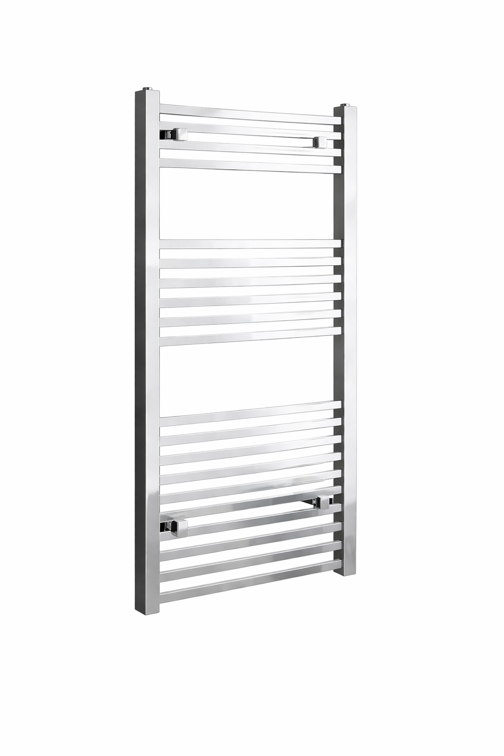 Kartell K-VIT K-Square chrome ladder towel rail with square bars