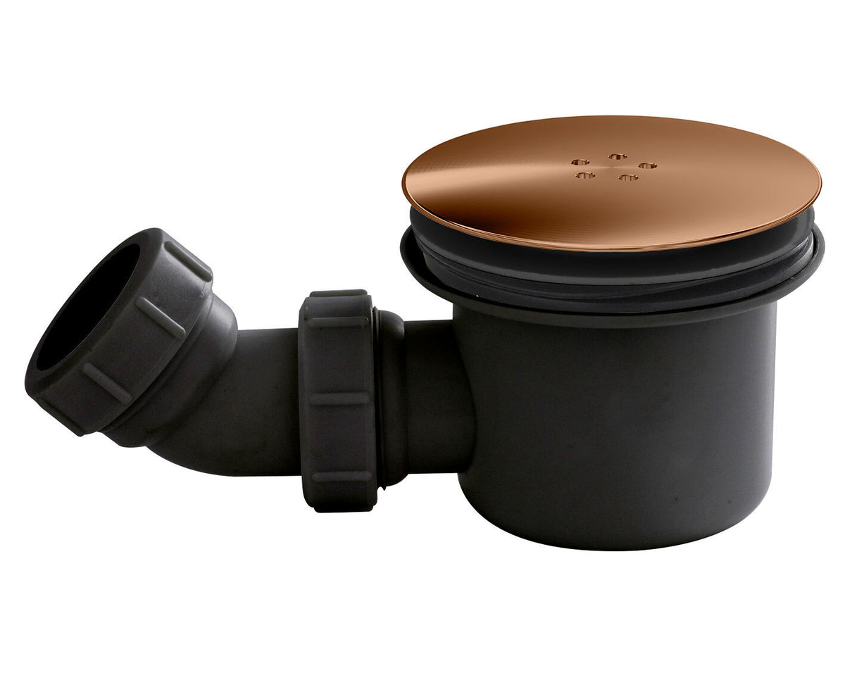 Nuie 90mm Fast Flow Shower Tray Waste – Brushed Bronze