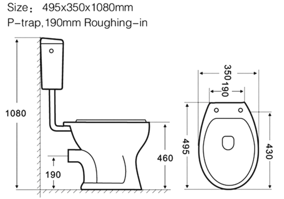 Kartell K-VIT Proton Low Level WC (PROLLPAN)