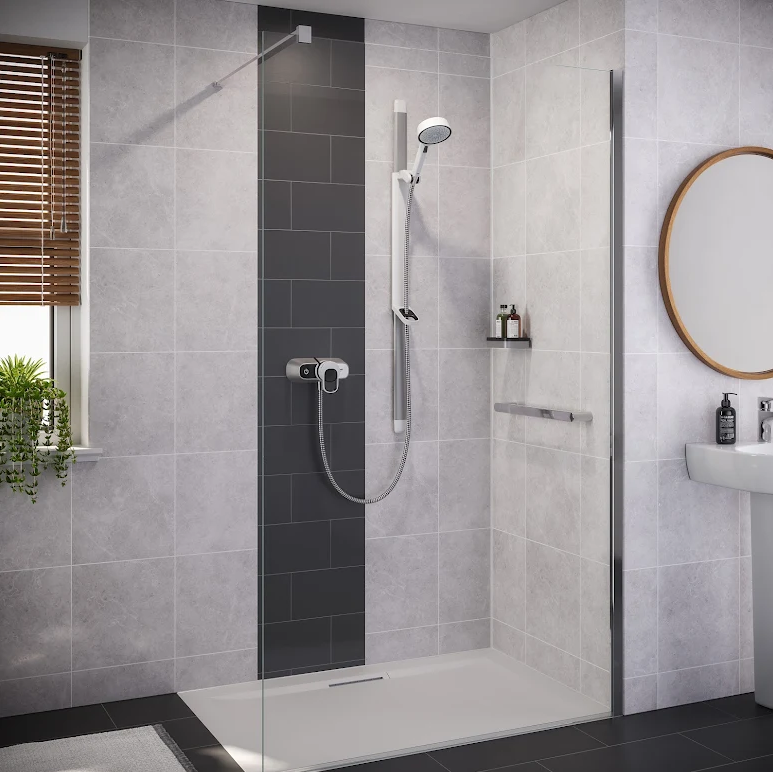 Mira Select Flex High Contrast TMV3 Thermostatic Mixer Shower – Chrome (06MS11)