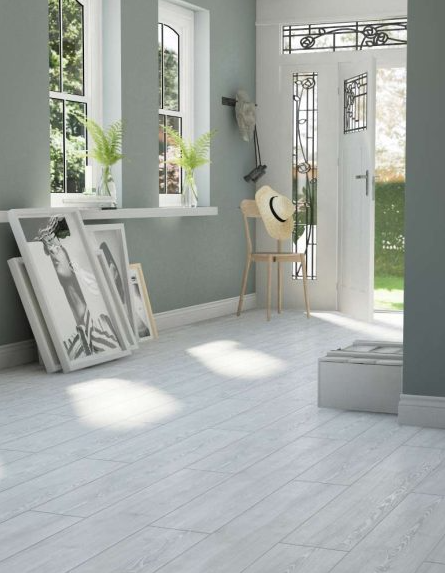 Clixeal Vinyl Click Flooring Planks, Antique White Oak, 181mm x 1220mm x 5mm (2.2sqm)